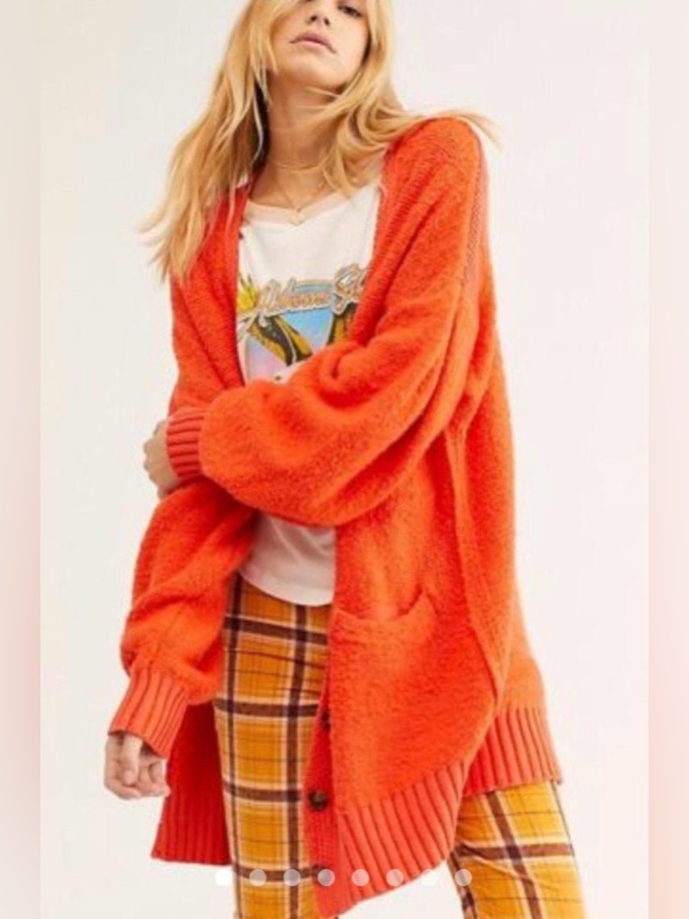 Free People Snow Drop Long Cardigan - Picture 3 of 8